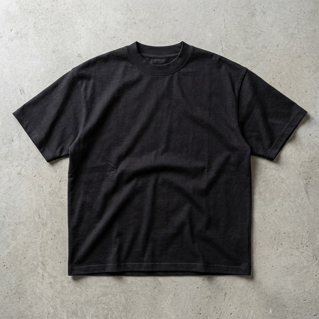 Buddy Bazar Blank Oversized Tee Customizer Mockup