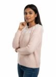 Soft Pink Comfort Knit Pullover