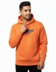 Statement Orange '1 BEYOND' Graphic Hoodie.